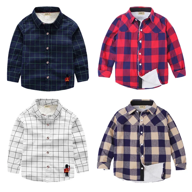 New Arrival 2-10T Gentlemen Boy Blouses Cotton Long Sleeve Boys Shirts Plaid for Winter Autumn Hot Sale Vetement Garcon
New Arrival 2-10T Gentlemen Boy Blouses Cotton Long Sleeve Boys Shirts Plaid for Winter Autumn Hot Sale Vetement Garcon