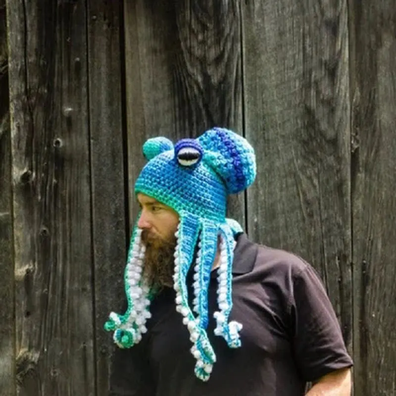 Funny New Year Christmas Halloween Party Tricky Headwear Couple Handmade Crochet Wool Hat Creative Octopus Shape
Funny New Year Christmas Halloween Party Tricky Headwear Couple Handmade Crochet Wool Hat Creative Octopus Shape