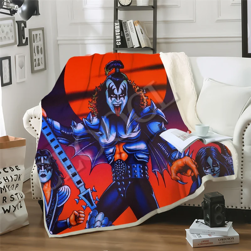 CLOOCL New Factory Wholesale Hip Hop KISS Band 3D Print Popular Double Layer Casual Sofa Youth Bedding Throw Fashion Blankets
CLOOCL New Factory Wholesale Hip Hop KISS Band 3D Print Popular Double Layer Casual Sofa Youth Bedding Throw Fashion Blankets
