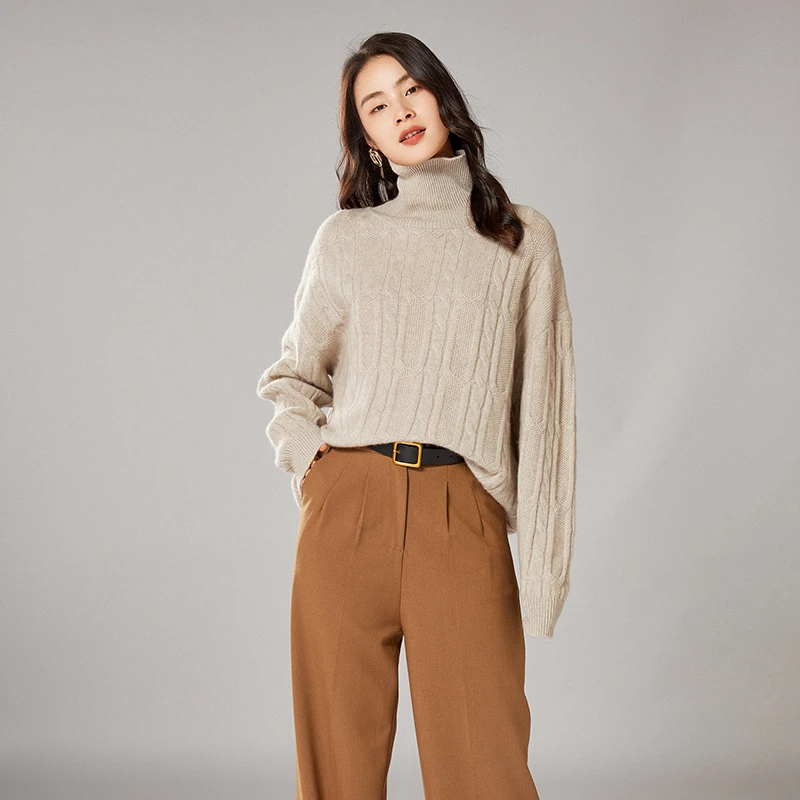 2021 woman winter 100% Cashmere sweaters knitted Pullovers jumper Warm Female O-neck blouse blue long sleeve clothing
2021 woman winter 100% Cashmere sweaters knitted Pullovers jumper Warm Female O-neck blouse blue long sleeve clothing
