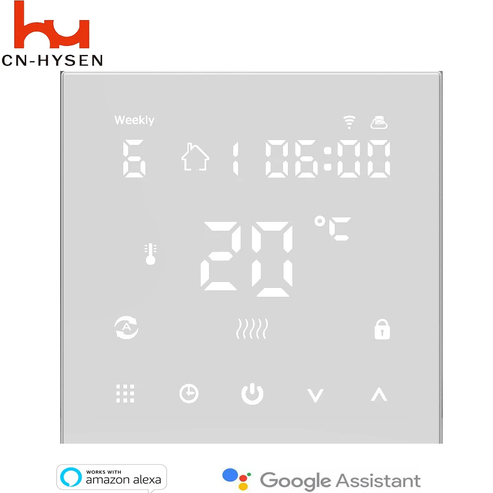 Цифровой нагревательный термостат HYSEN для водонагревательного котла с Wi Fi