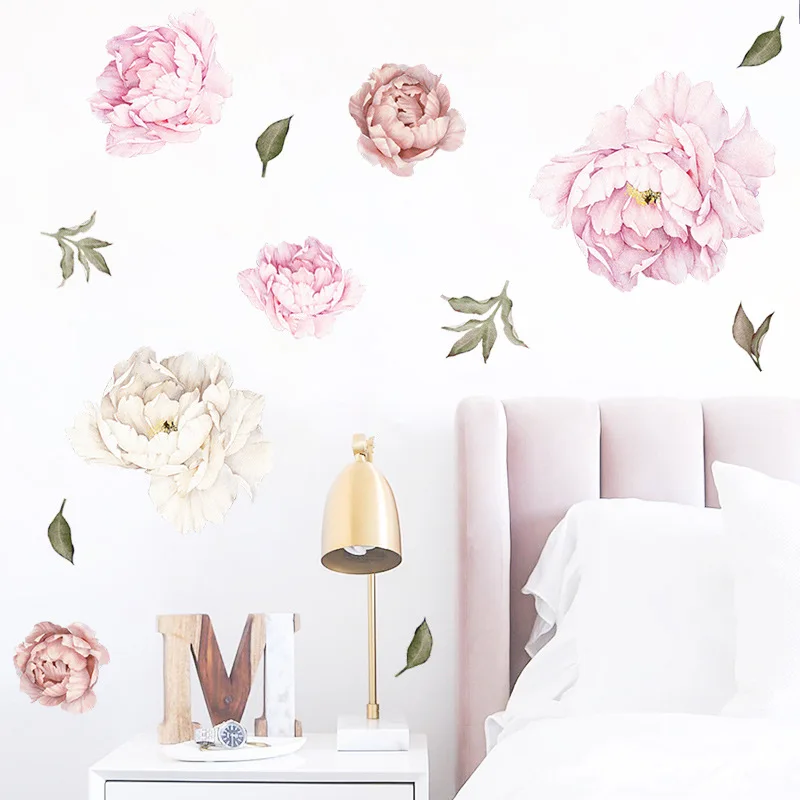 Large Pink Peony Flower Wall Stickers Romantic Flowers Home Decor Wall Decal Mural for Bedroom Living Room Wallpaper
Large Pink Peony Flower Wall Stickers Romantic Flowers Home Decor Wall Decal Mural for Bedroom Living Room Wallpaper