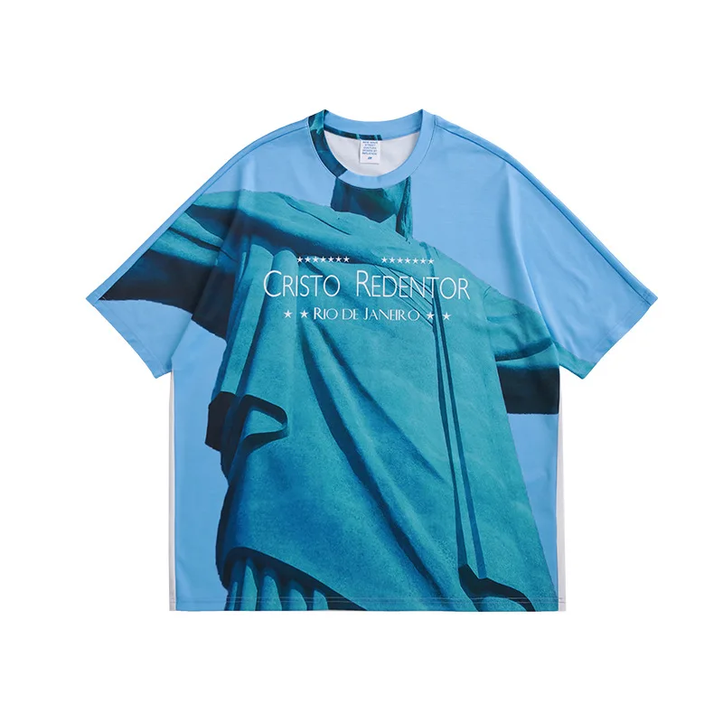 INF Unisex T-shirt Man Woman Fashion Print T-shirt Summer Street Culture Statue Full Digital
INF Unisex T-shirt Man Woman Fashion Print T-shirt Summer Street Culture Statue Full Digital