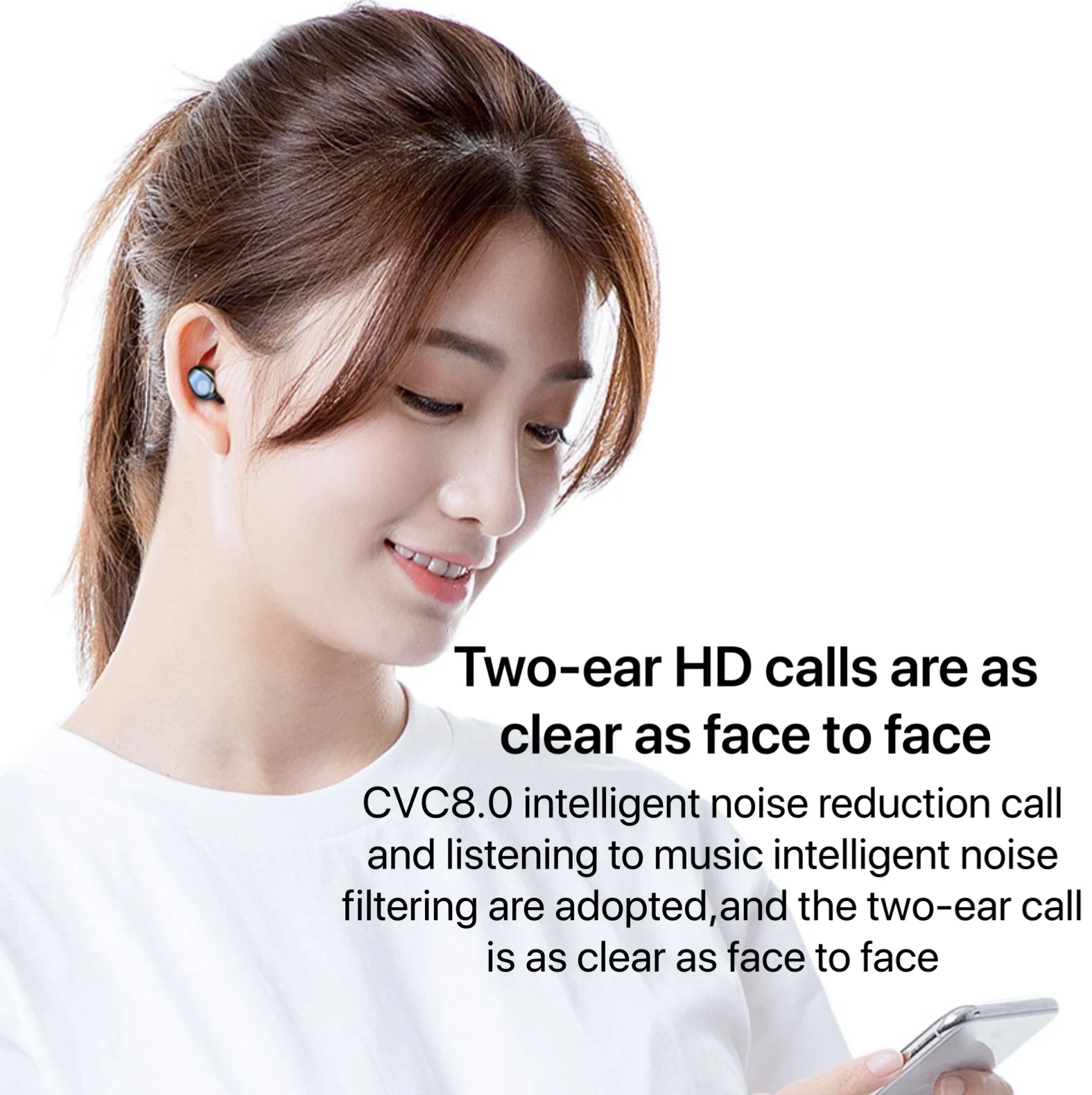 Bluetooth 5.1 Headphones Touch Control HD 9D Stereo Wireless Earphones Headset With Waterproof Mic For Xiaomi All Phones
Bluetooth 5.1 Headphones Touch Control HD 9D Stereo Wireless Earphones Headset With Waterproof Mic For Xiaomi All Phones