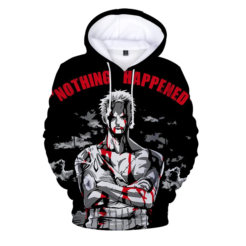 3D Printed Hoodies One Piece Hoodie Men Sweatshirt Women Harajuku Pullovers Casual Hoody Hot Sale Anime Black 3D Hoodies Clothes
3D Printed Hoodies One Piece Hoodie Men Sweatshirt Women Harajuku Pullovers Casual Hoody Hot Sale Anime Black 3D Hoodies Clothes