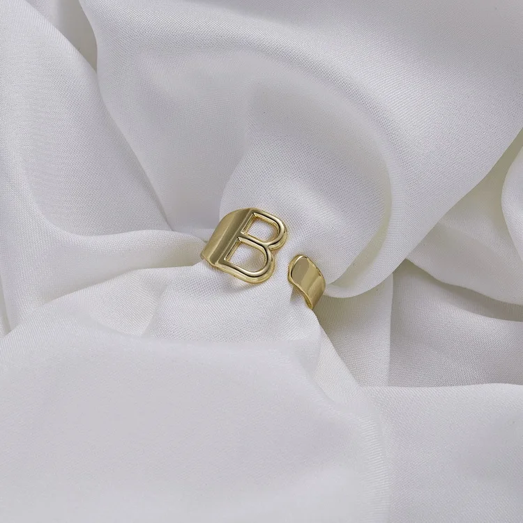 Fashion English Letter A-Z Rings Open Size Initial Alphabet Ring Adjustable Ring Friends Best Gifts Engagement Wedding Jewelry
Fashion English Letter A-Z Rings Open Size Initial Alphabet Ring Adjustable Ring Friends Best Gifts Engagement Wedding Jewelry