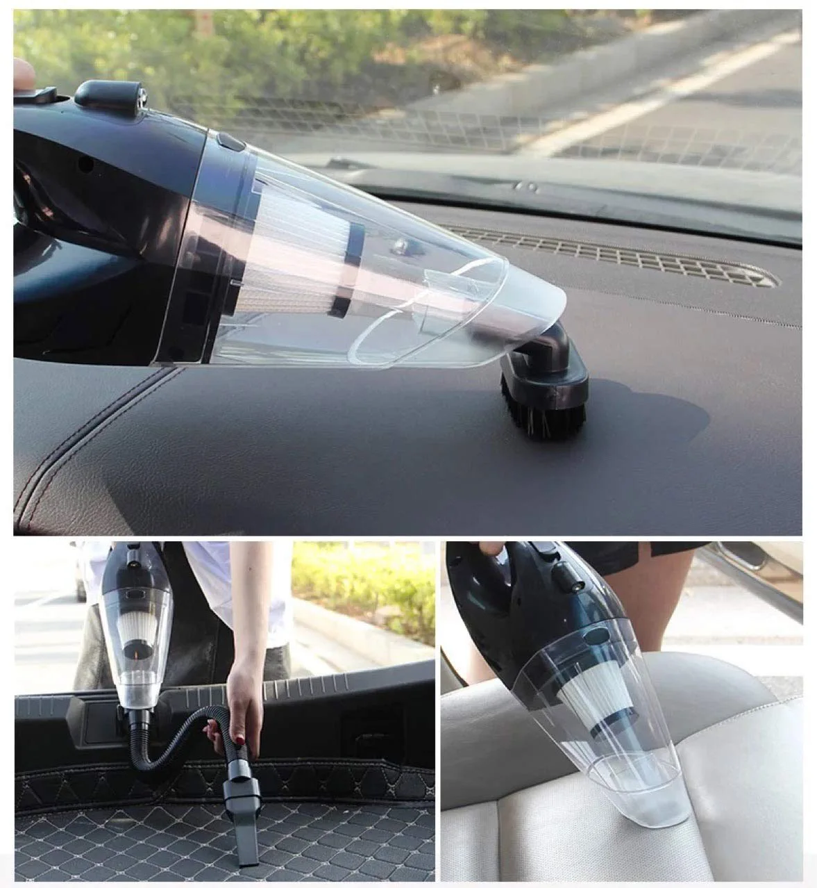 Car Vacuum Cleaner Portable Handheld Vacuum Dirt Cleaner Wet Dry Dual Use 12V 120W High Suction For Car Cleaning
Car Vacuum Cleaner Portable Handheld Vacuum Dirt Cleaner Wet Dry Dual Use 12V 120W High Suction For Car Cleaning