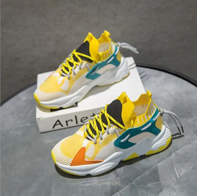 Fashion Spring Women Shoes Korean Mixed Colors Platform Sneakers Mesh Flying Lace Up Breathable Outdoor Summer Thick Sole Shoes
Fashion Spring Women Shoes Korean Mixed Colors Platform Sneakers Mesh Flying Lace Up Breathable Outdoor Summer Thick Sole Shoes