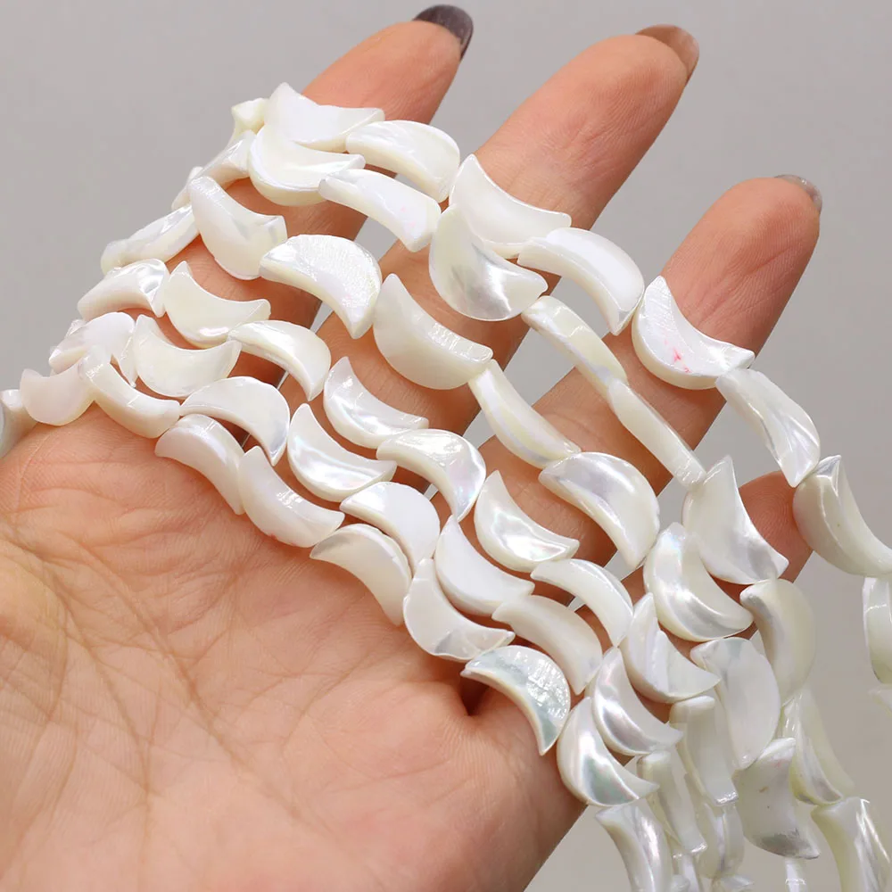2021Natural Freshwater White Shell Moon-shaped Beads Handmade Crafts DIY Exquisite Party Necklace Bracelet Gift Making Wholesale
2021Natural Freshwater White Shell Moon-shaped Beads Handmade Crafts DIY Exquisite Party Necklace Bracelet Gift Making Wholesale