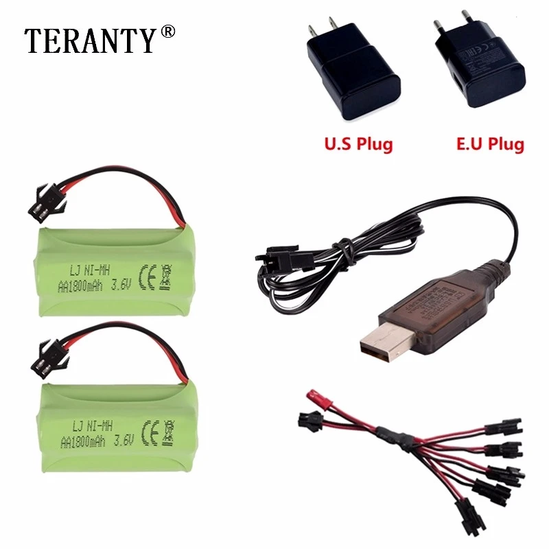 (T модель) никель-металлогидридный аккумулятор 3,6 В 1800 мАч + зарядное устройство USB для радиоуправляемых игрушек, автомобиля, танка, поезда, ро...
(T модель) никель-металлогидридный аккумулятор 3,6 В 1800 мАч + зарядное устройство USB для радиоуправляемых игрушек, автомобиля, танка, поезда, ро...