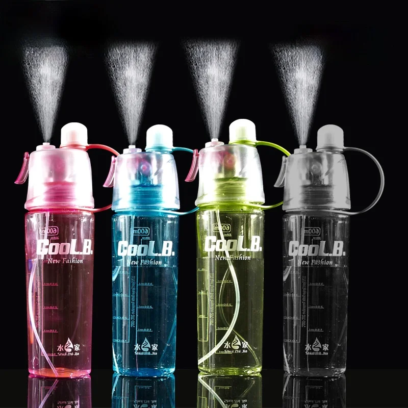 New 400/600Ml 3 Color Solid Plastic Spray Cool Summer Sport Water Bottle Portable Climbing Outdoor Bike Shaker My Water Bottles
New 400/600Ml 3 Color Solid Plastic Spray Cool Summer Sport Water Bottle Portable Climbing Outdoor Bike Shaker My Water Bottles