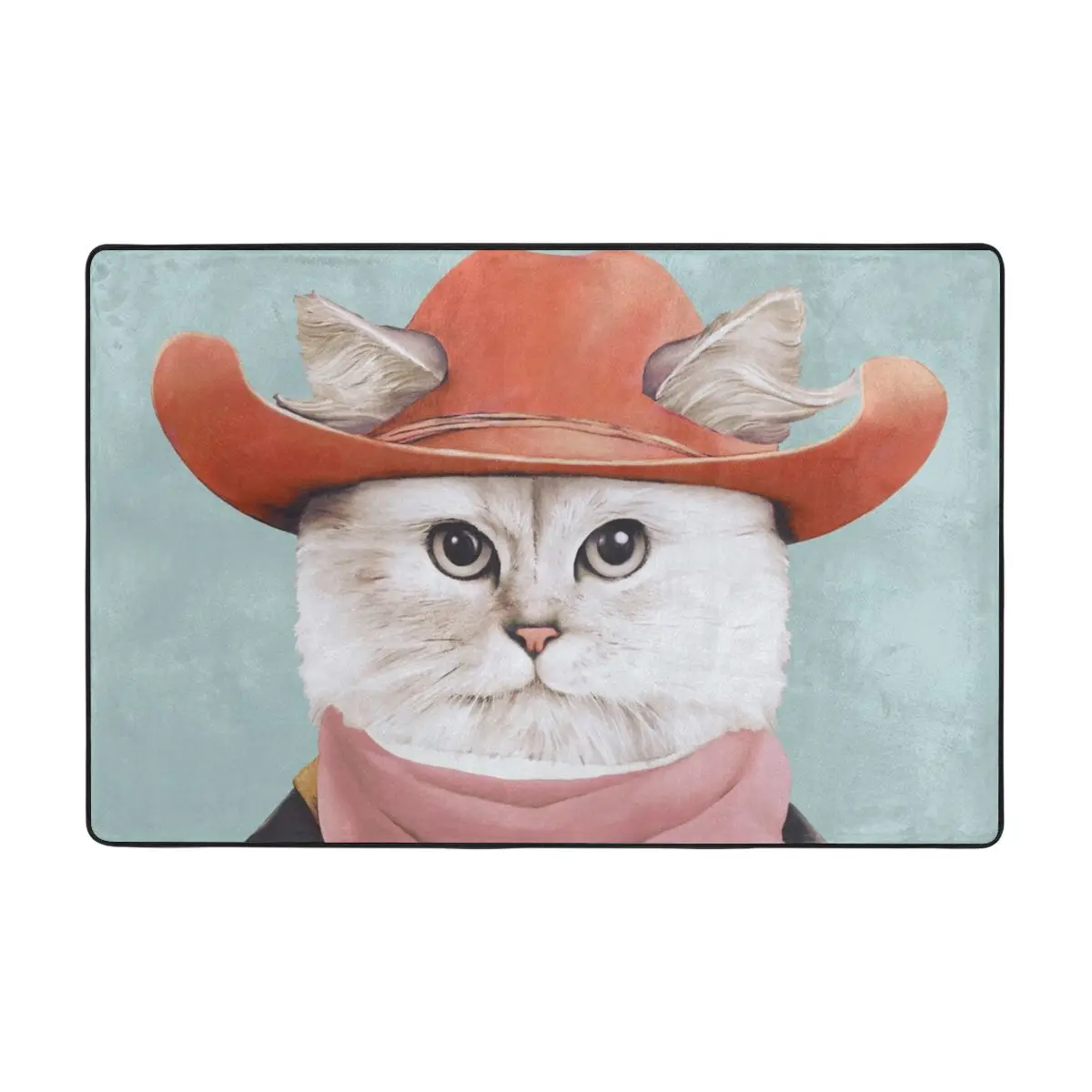Коврик Rodeo с изображением кошки, ковер, коврик, полиэстер, противоскользящий напольный декор для ванной, кухни, спальни 60x90
Коврик Rodeo с изображением кошки, ковер, коврик, полиэстер, противоскользящий напольный декор для ванной, кухни, спальни 60x90