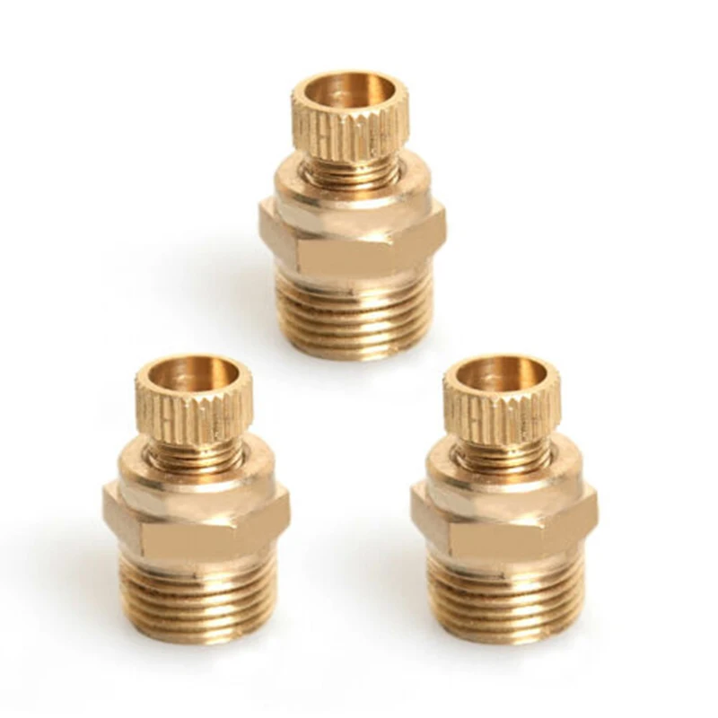 Латунный сливной клапан 1/2 "3/8" 1/4 " воздушный компрессор бак металлическая