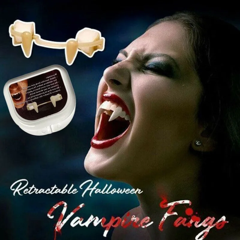 Halloween Teeth Decor Vampire Dentures Zombie Teeth Plastic Horror Denture Prop Retractable Easy Mount Cosplay Props DIY Decor
Halloween Teeth Decor Vampire Dentures Zombie Teeth Plastic Horror Denture Prop Retractable Easy Mount Cosplay Props DIY Decor