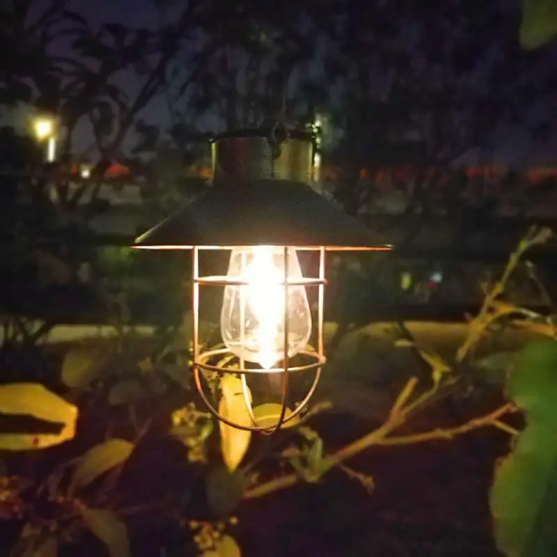 Outdoor Solar Lantern Hanging Solar Tungsten Light Vintage Solar Lamp With Warm White Bulb For Garden Yard Street Decor
Outdoor Solar Lantern Hanging Solar Tungsten Light Vintage Solar Lamp With Warm White Bulb For Garden Yard Street Decor