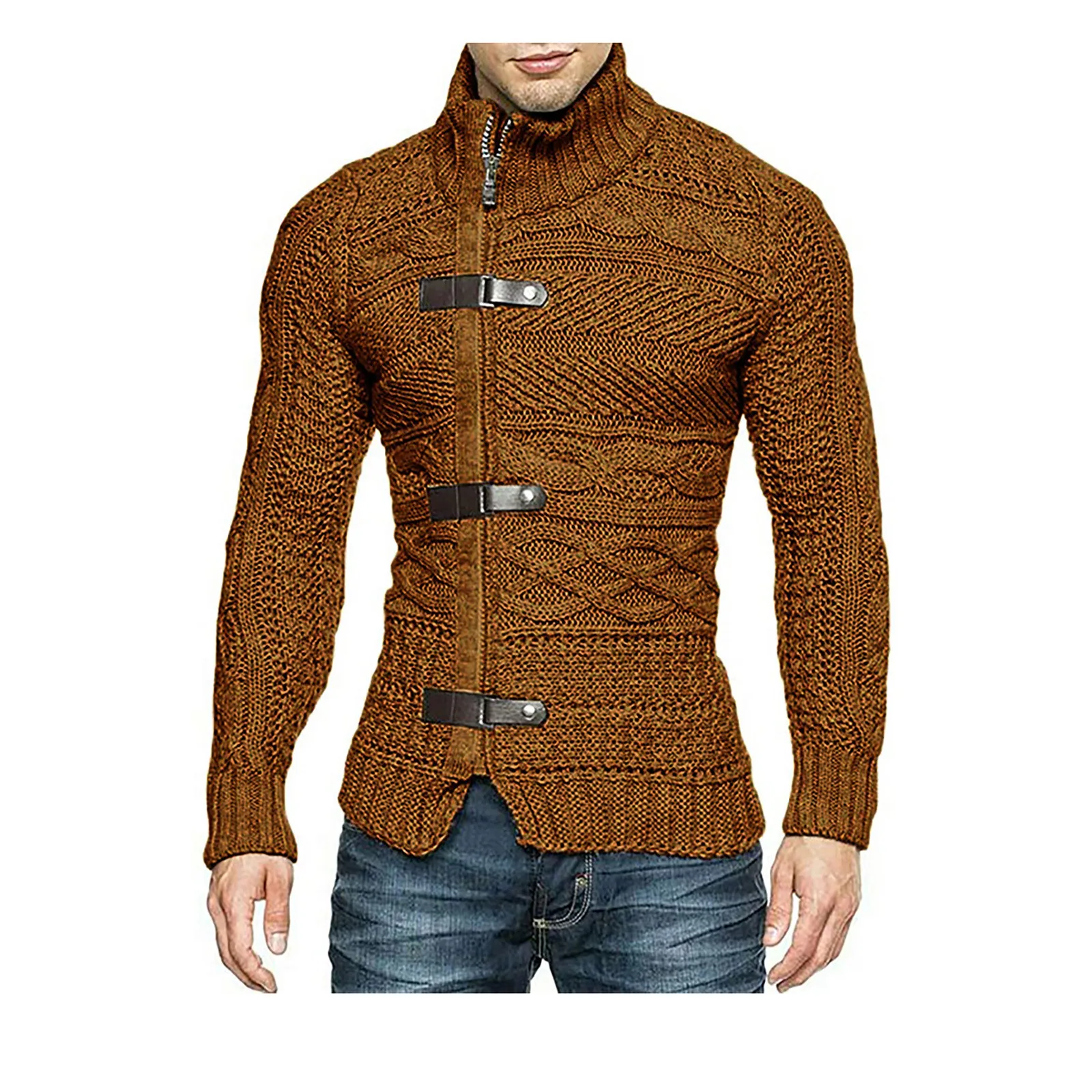 Fashion Men's Warm Pullover Sweater Knitted Male Turtleneck Button Homme Casual Long Sleeve Jumper Knitted Jacket Coat Autumn
Fashion Men's Warm Pullover Sweater Knitted Male Turtleneck Button Homme Casual Long Sleeve Jumper Knitted Jacket Coat Autumn