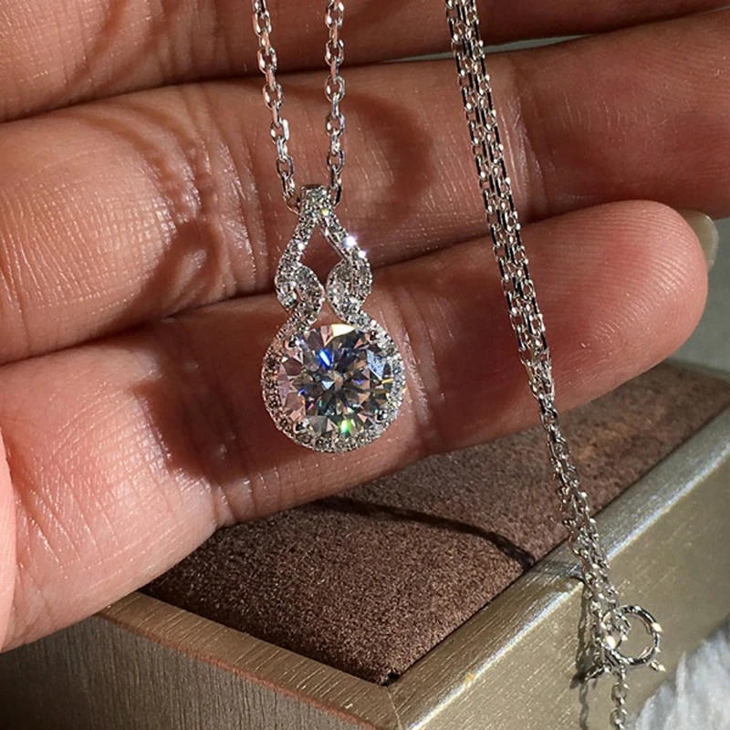 JK Fashion Full Paved CZ Gourd Shape Women Wedding Necklace Shiny Zircons High Quality Fancy Female Pendant Necklaces Jewelry
JK Fashion Full Paved CZ Gourd Shape Women Wedding Necklace Shiny Zircons High Quality Fancy Female Pendant Necklaces Jewelry