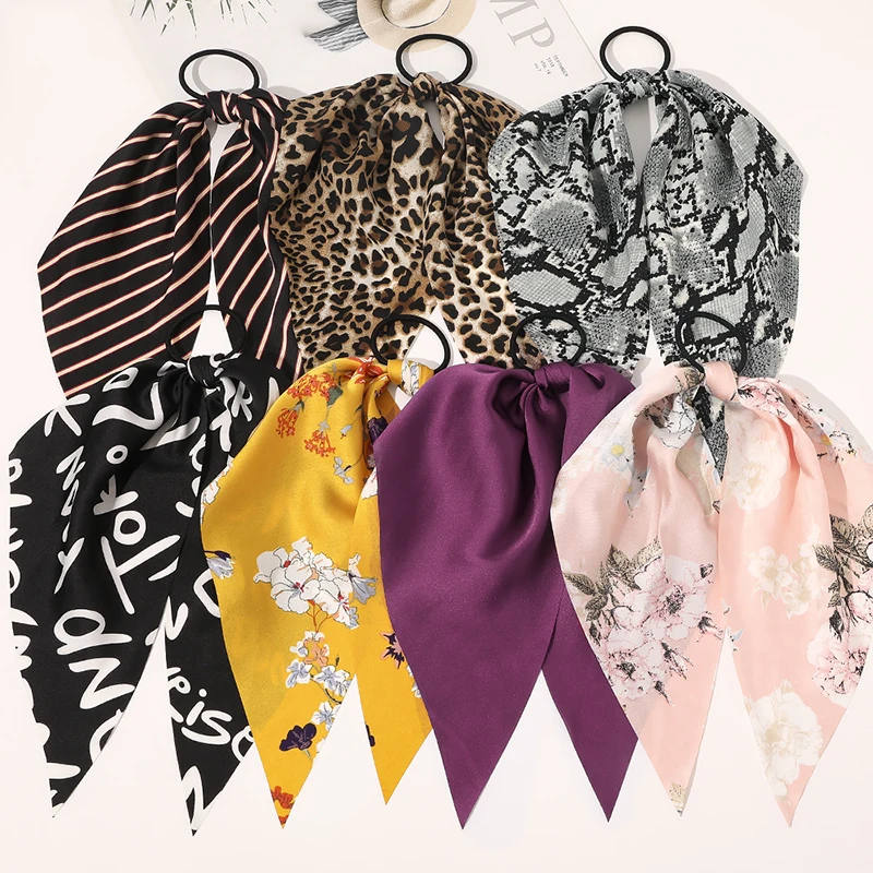 Fashion Flower Print Hair Scarf Bow Scrunchies Ponytail Headband for Women Hair Accessories Bowknot Elastic Hair Rope Hairbands
Fashion Flower Print Hair Scarf Bow Scrunchies Ponytail Headband for Women Hair Accessories Bowknot Elastic Hair Rope Hairbands