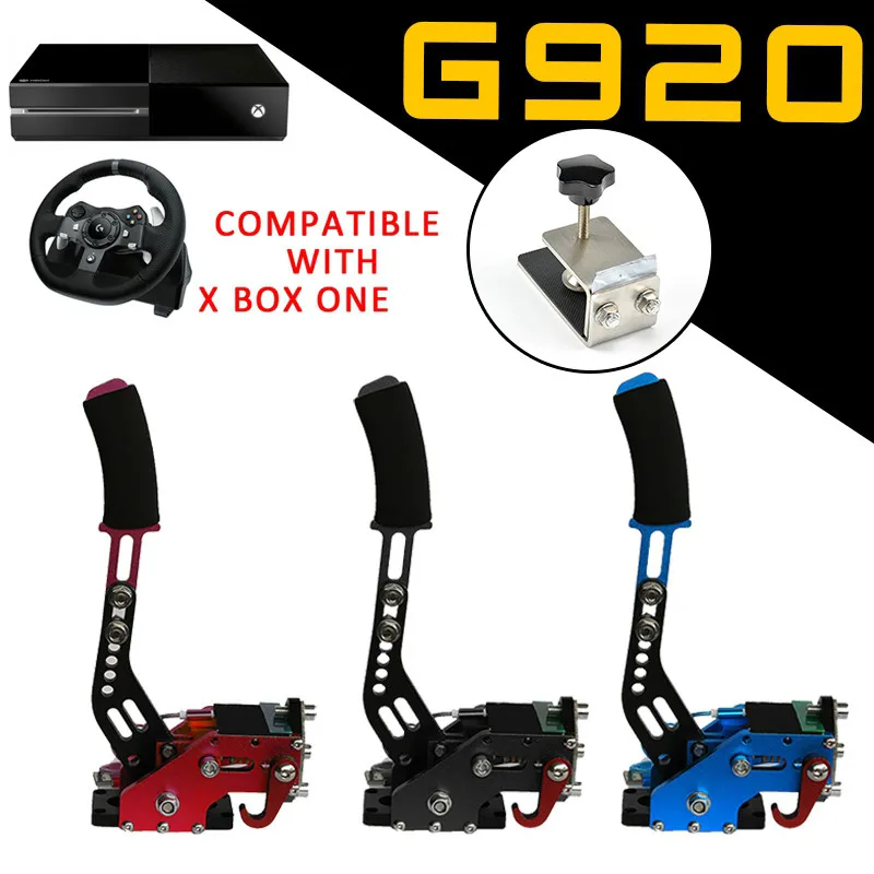 Compatibled PS4 PC USB Hand Brake with Clamp For Sim Racing Games G27/G29/G920 T300RS Logitech Handbrake Auto Interior |