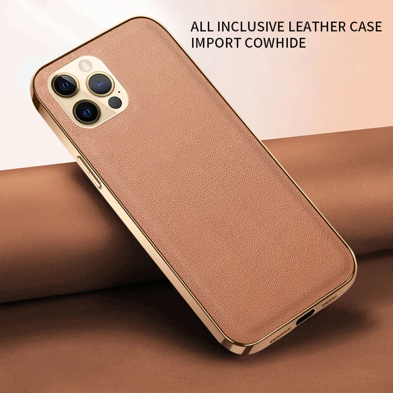 Hyso Luxury Shockproof Protection Soft Plating PU Leather Mobile Phone Case For iPhone 12 11 Pro Max Mini Back Cover Funda Coque
Hyso Luxury Shockproof Protection Soft Plating PU Leather Mobile Phone Case For iPhone 12 11 Pro Max Mini Back Cover Funda Coque