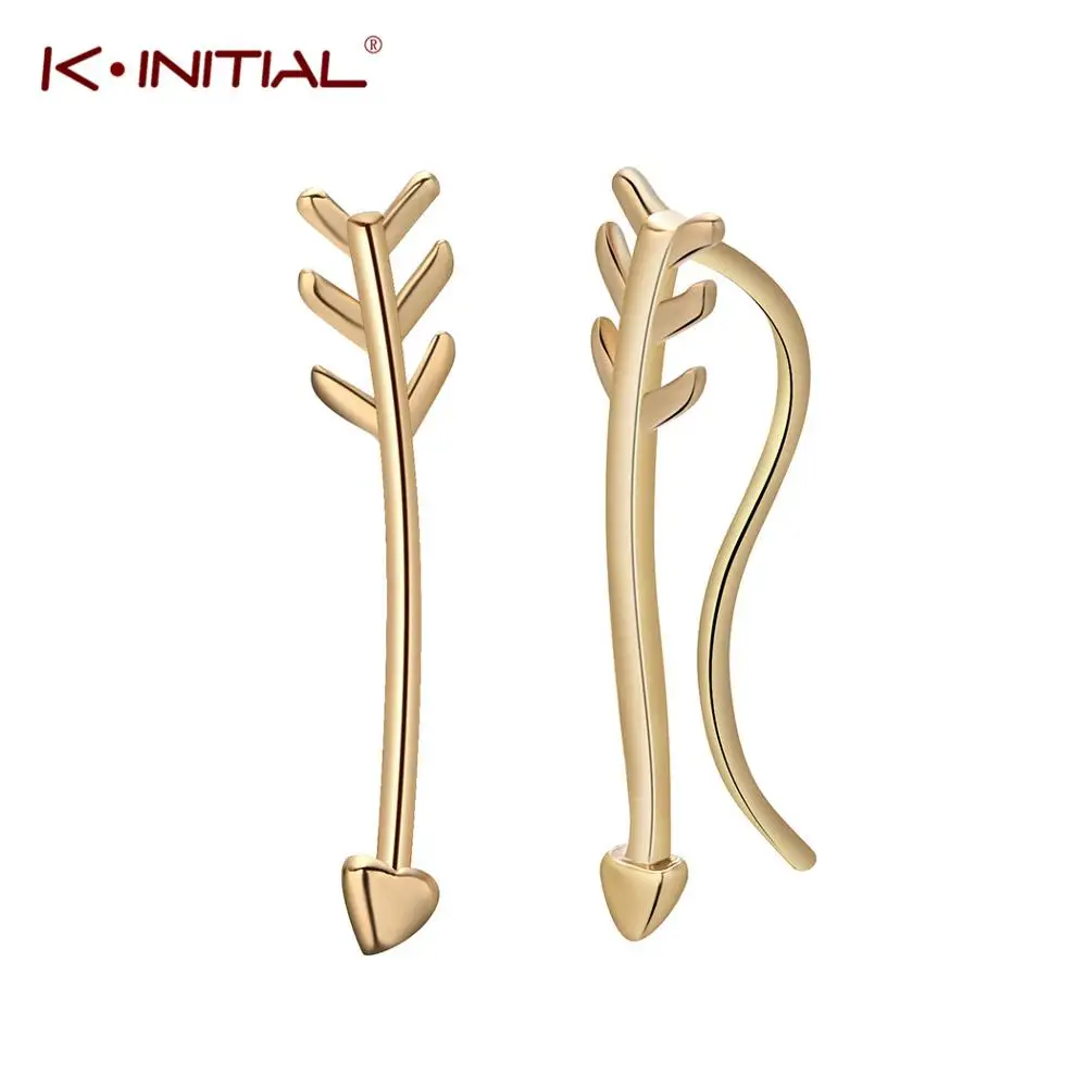 Kinitial Fashion Arrow Geometric Earring for Women Girl Brincos Irregular Korean Leaf Ear Climber Earrings Jewelry Drop Shipping
Kinitial Fashion Arrow Geometric Earring for Women Girl Brincos Irregular Korean Leaf Ear Climber Earrings Jewelry Drop Shipping
