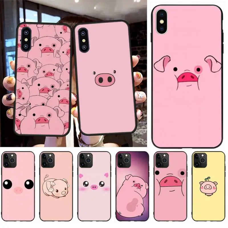 PENGHUWAN Cartoon pig cute Black Soft Shell Phone Case Capa for iPhone 11 pro XS MAX 8 7 6 6S Plus X 5S SE XR case
PENGHUWAN Cartoon pig cute Black Soft Shell Phone Case Capa for iPhone 11 pro XS MAX 8 7 6 6S Plus X 5S SE XR case