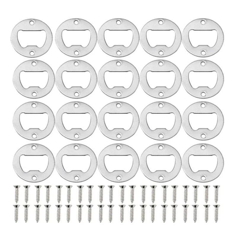 Bottle Opener Insert Kit,20 Set Round Inset Bottle Opener Kit For DIY Keychain Beer Spanner Jar Bottle Opener Corkscrew
Bottle Opener Insert Kit,20 Set Round Inset Bottle Opener Kit For DIY Keychain Beer Spanner Jar Bottle Opener Corkscrew
