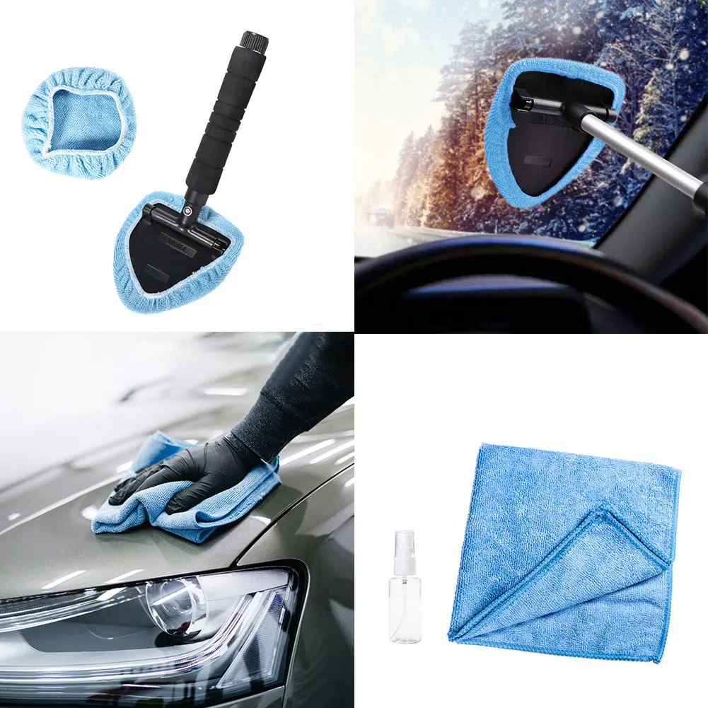 Car Glass Cleaner Auto Telescopic Window Cleaning Windshield Wiper Glass Microfiber Cloth Portable Wash Set Window Cleaner Brush
Car Glass Cleaner Auto Telescopic Window Cleaning Windshield Wiper Glass Microfiber Cloth Portable Wash Set Window Cleaner Brush