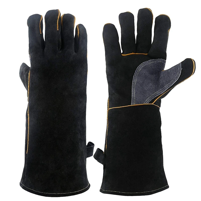 Extreme Heat&Fire Resistant Gloves Leather with Stitching,Mitts Perfect for Fireplace,Stove,Oven,Grill,Welding,Bbq,Mig,Pot Holde
Extreme Heat&Fire Resistant Gloves Leather with Stitching,Mitts Perfect for Fireplace,Stove,Oven,Grill,Welding,Bbq,Mig,Pot Holde