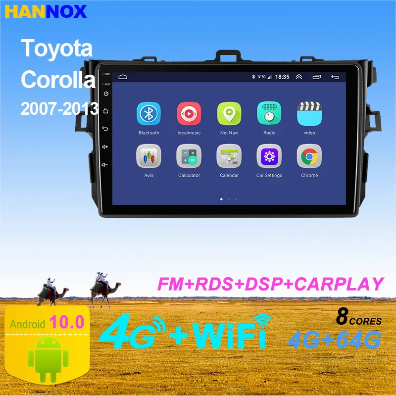 Android11.0 Car Radio Multimedia Video Player For Toyota Corolla E140/150 WiFi 4G FM RDS DAB TV Mirror Link GPS navigation 2 DIN
Android11.0 Car Radio Multimedia Video Player For Toyota Corolla E140/150 WiFi 4G FM RDS DAB TV Mirror Link GPS navigation 2 DIN