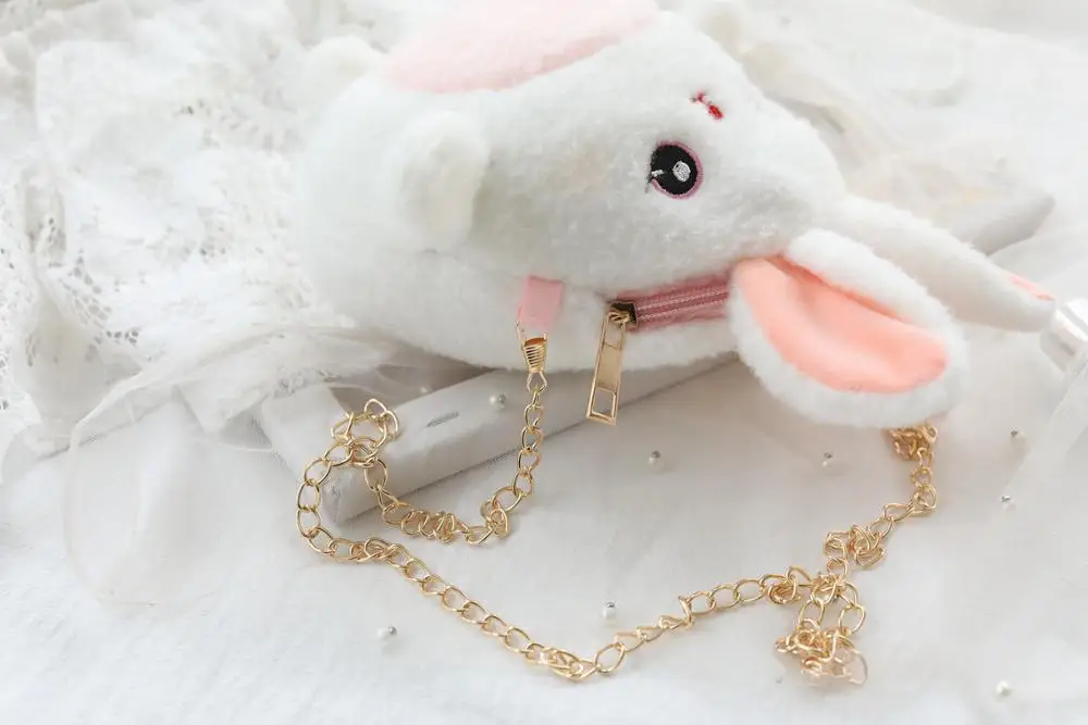 Сумка-мессенджер с милым Кроликом пандой кошелек плюшевые игрушки мягкая