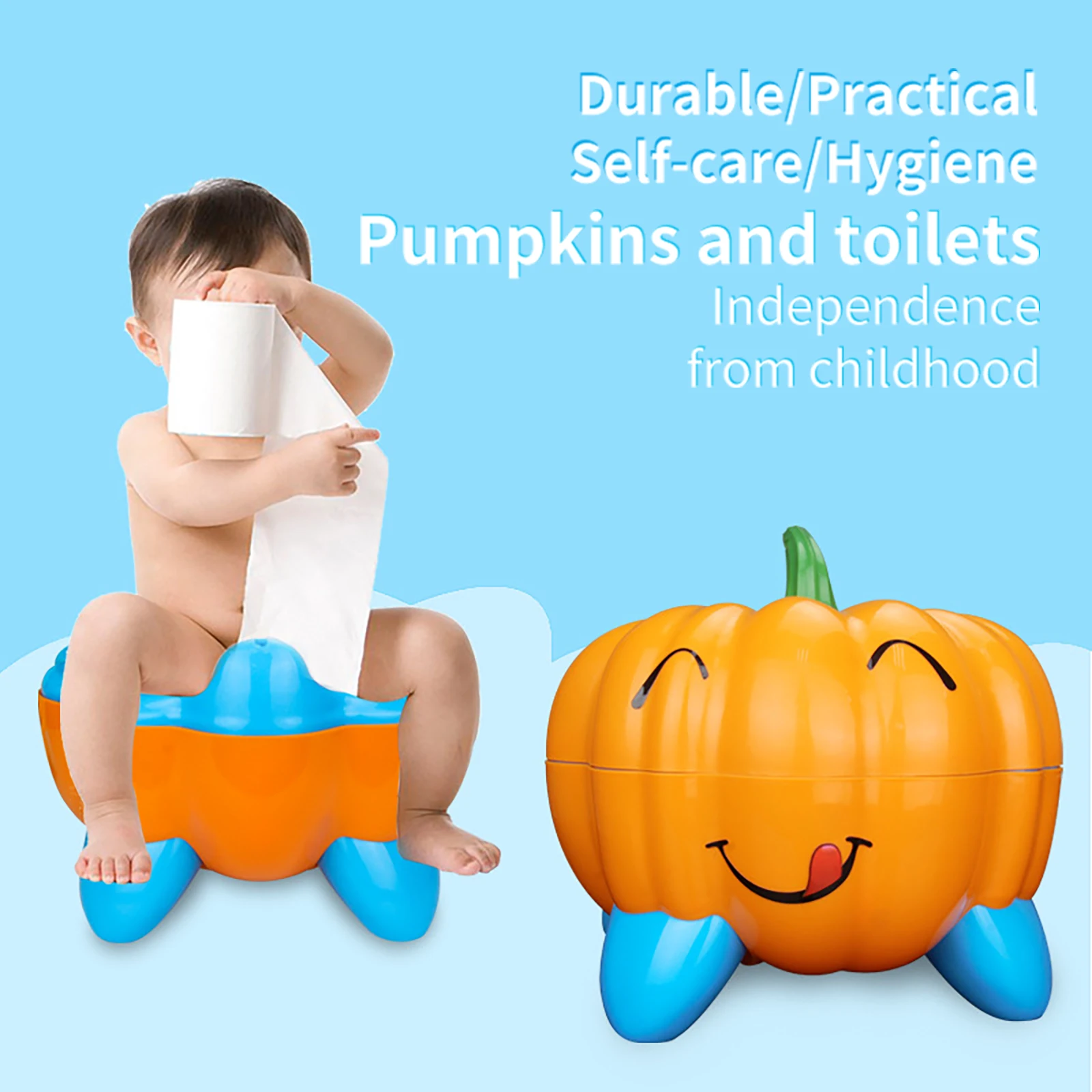 Cute Baby Pumpkin Bowl Cartoon Bearing Capacity Boy Girl Training Pan Durable Practical Plastic Toilet Pumpkin For 0-2 Years Old
Cute Baby Pumpkin Bowl Cartoon Bearing Capacity Boy Girl Training Pan Durable Practical Plastic Toilet Pumpkin For 0-2 Years Old
