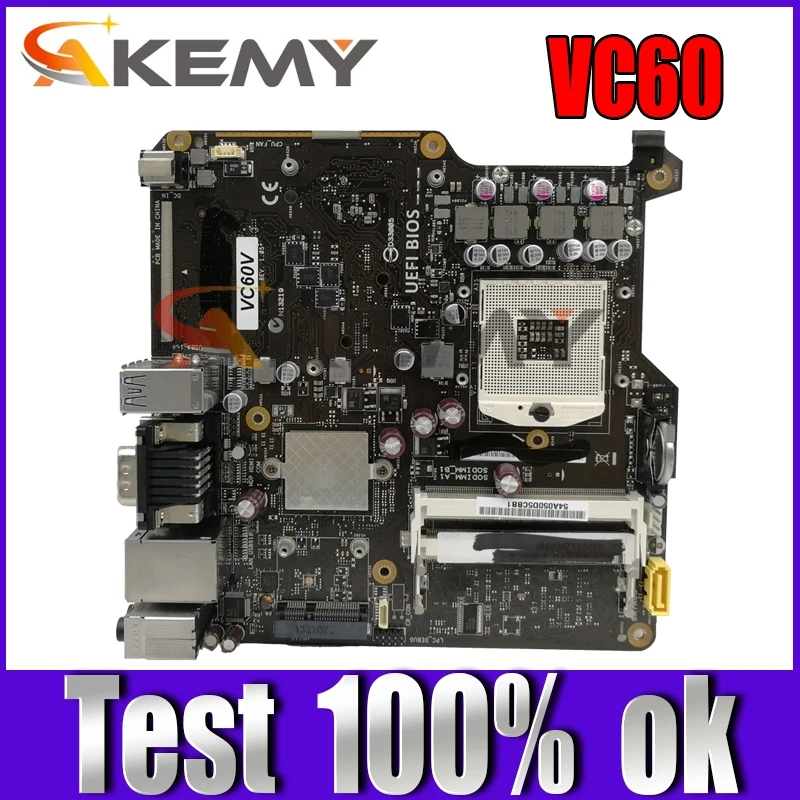 VC60 All-in-one motherboard REV 1.04 For ASUS VC60 Desktop all-in-one mainboard 90MS0020-R01000 100% Tested Well Free Shipping
VC60 All-in-one motherboard REV 1.04 For ASUS VC60 Desktop all-in-one mainboard 90MS0020-R01000 100% Tested Well Free Shipping