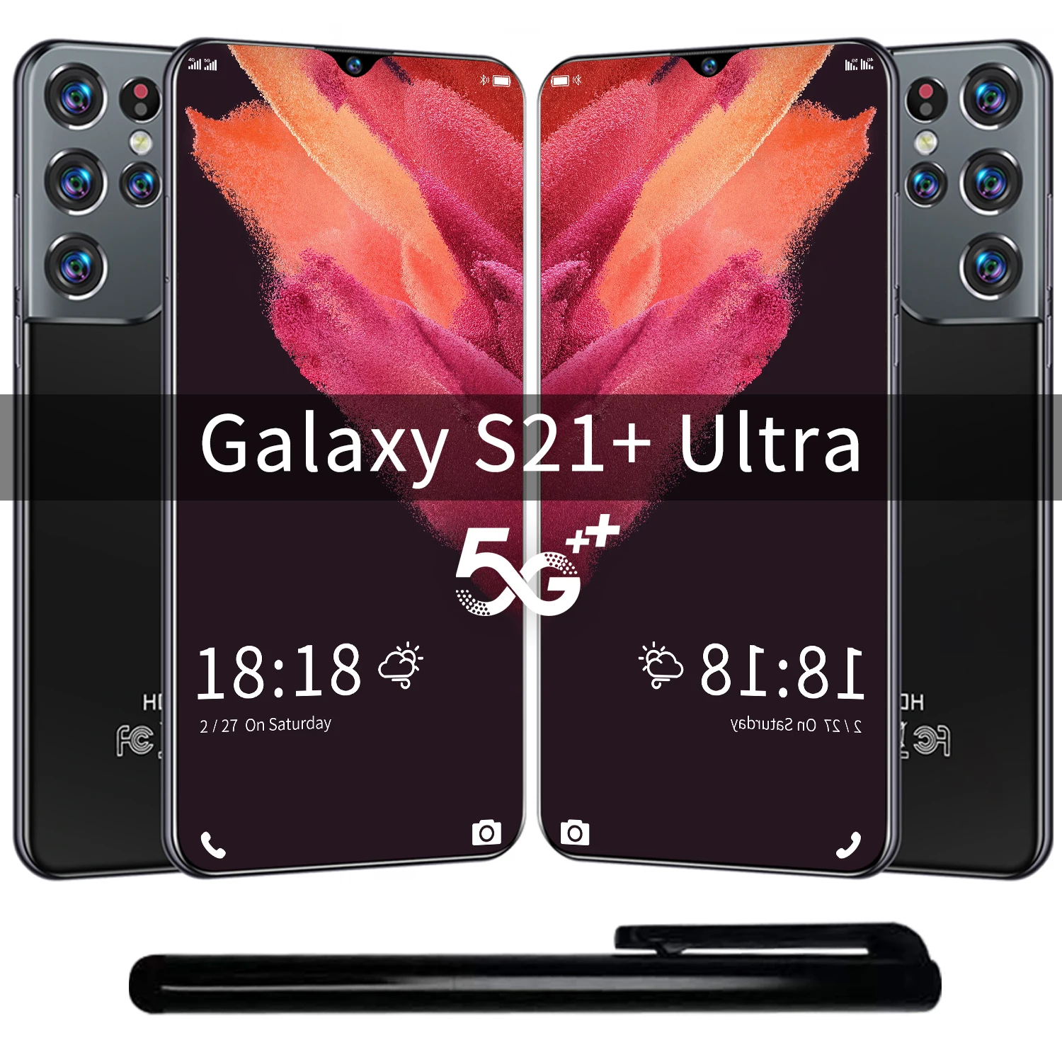S21+ Ultra 5G Smartphone 16GB+512GB Cellphone 6500mAh Global Version 48MP Camera Telephon 6.7inch HD Screen Android Mobile Phone
S21+ Ultra 5G Smartphone 16GB+512GB Cellphone 6500mAh Global Version 48MP Camera Telephon 6.7inch HD Screen Android Mobile Phone