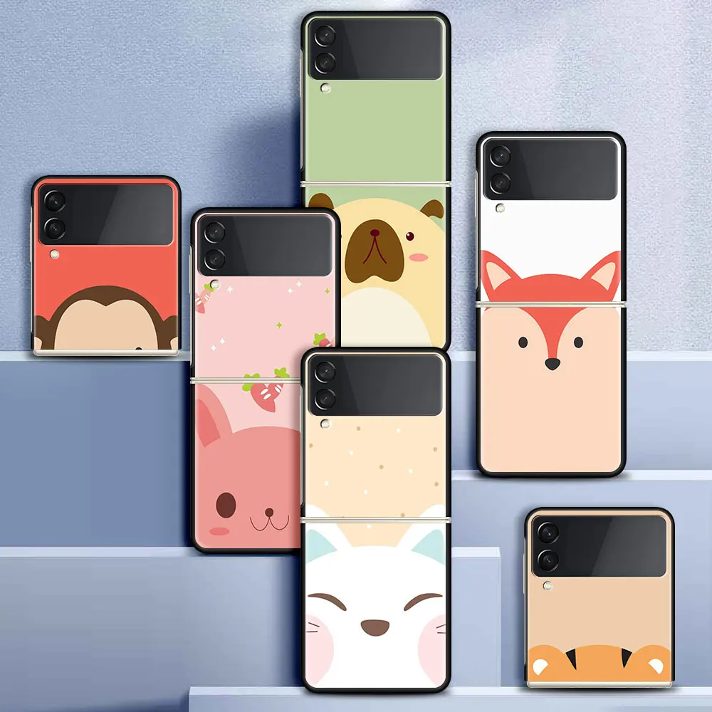Fold Case for Samsung Z Flip 3 Shell for Galaxy Z Flip3 Hard Capa For ZFlip 3 Silicone Phone Cover Cartoon Animal Cat Fox
Fold Case for Samsung Z Flip 3 Shell for Galaxy Z Flip3 Hard Capa For ZFlip 3 Silicone Phone Cover Cartoon Animal Cat Fox