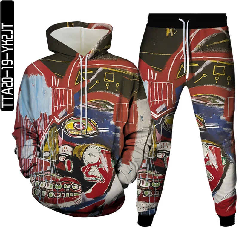 Spring Autumn Unisex Hooded Sweatpants 2 Piece Set 3D Printing Stick Figure Men's Pullover Punk Hip Hop Goth Harajuku Streetwear
Spring Autumn Unisex Hooded Sweatpants 2 Piece Set 3D Printing Stick Figure Men's Pullover Punk Hip Hop Goth Harajuku Streetwear