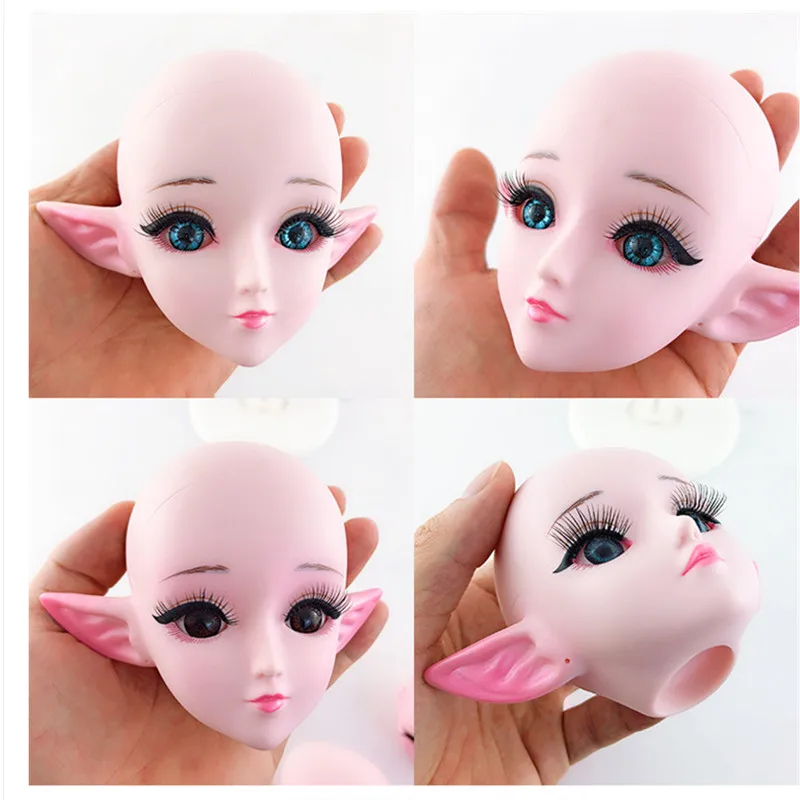 1/3 Bjd Doll Head with Blue Eyes, Exquisite Makeup, Bald Girl, Suitable for 60cm White Muscle Powder Muscle Doll DIY Head Toy
1/3 Bjd Doll Head with Blue Eyes, Exquisite Makeup, Bald Girl, Suitable for 60cm White Muscle Powder Muscle Doll DIY Head Toy