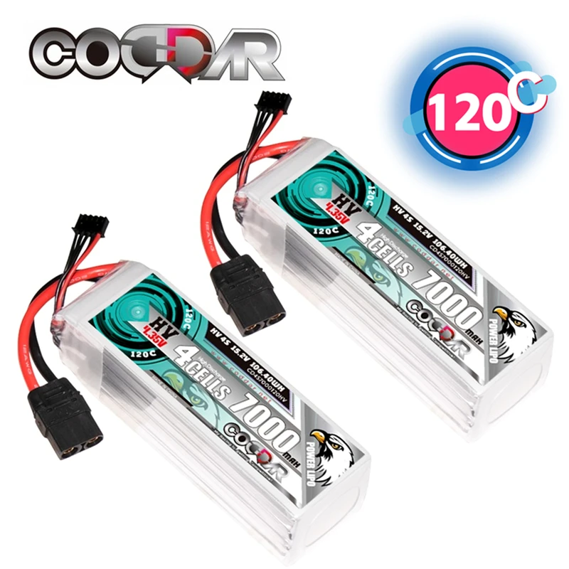 1-3pcs CODDAR 4S HV 15.2V lithium battery 7000mAh 120C For RC Helicopter Quadcopter FPV Racing Drone Parts
1-3pcs CODDAR 4S HV 15.2V lithium battery 7000mAh 120C For RC Helicopter Quadcopter FPV Racing Drone Parts