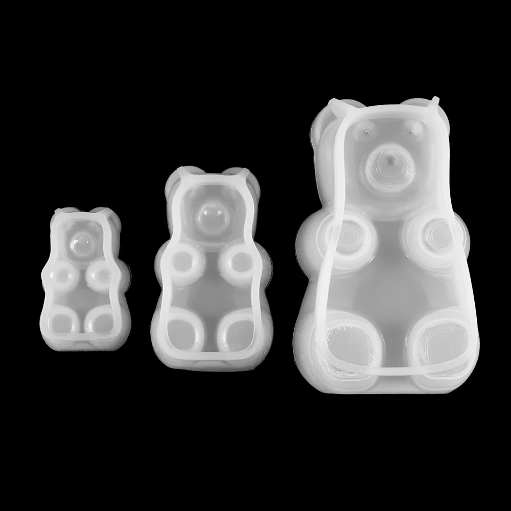 3 Size Gummy Bear Candy Silicone Mold Cake Chocolate Fondant Resin Pendant Molds Key Chain Pendants for DIY Jewelry Tools
3 Size Gummy Bear Candy Silicone Mold Cake Chocolate Fondant Resin Pendant Molds Key Chain Pendants for DIY Jewelry Tools