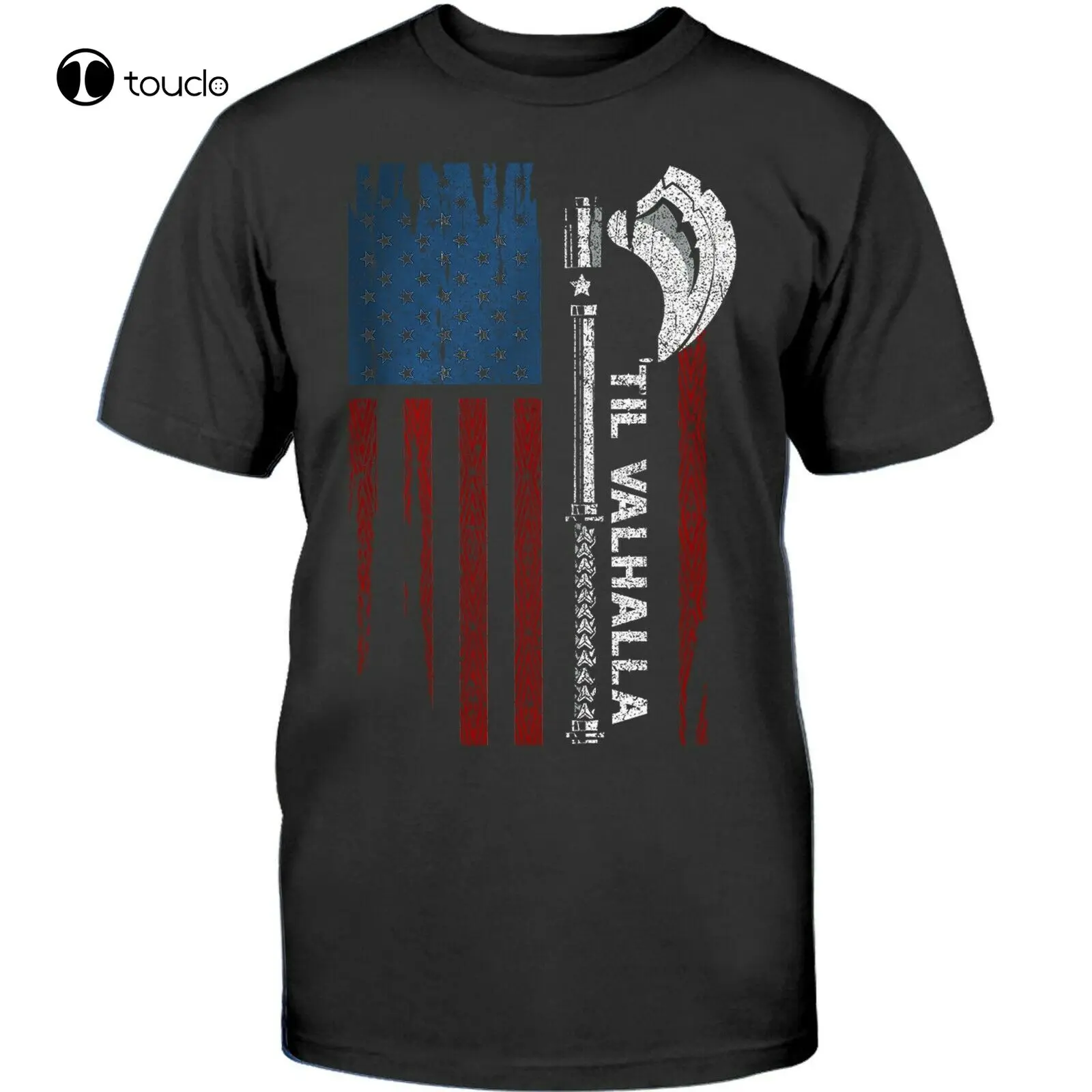 Proud American Viking Axe Flag Til Valhalla T-Shirt Odin Norse Mythology Tee Men Tee Shirt unisex
Proud American Viking Axe Flag Til Valhalla T-Shirt Odin Norse Mythology Tee Men Tee Shirt unisex