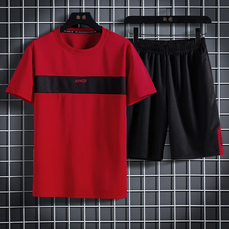 2021 New Sports Suit Men'S Running Suit Gym Summer Two Piece Quick Drying Clothes Ice Thin Casual Short Sleeve Shorts Summer
2021 New Sports Suit Men'S Running Suit Gym Summer Two Piece Quick Drying Clothes Ice Thin Casual Short Sleeve Shorts Summer