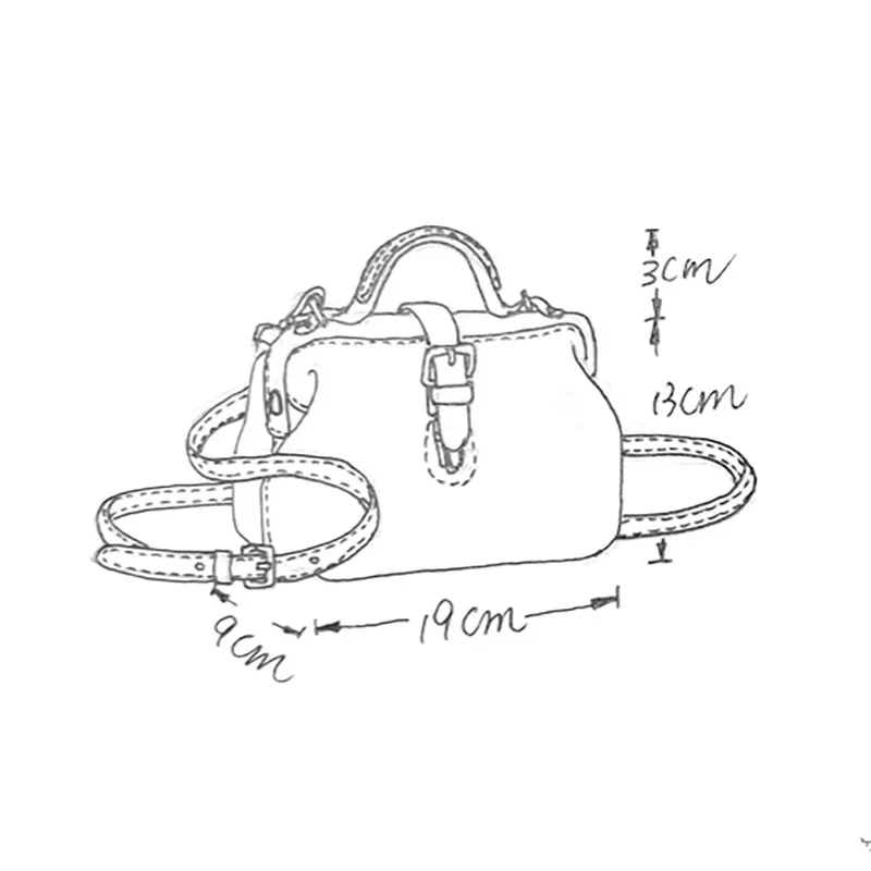 EUMOAN Leather one-shoulder bag, vintage hand-held doctor bag, stylish ladies handbag
EUMOAN Leather one-shoulder bag, vintage hand-held doctor bag, stylish ladies handbag