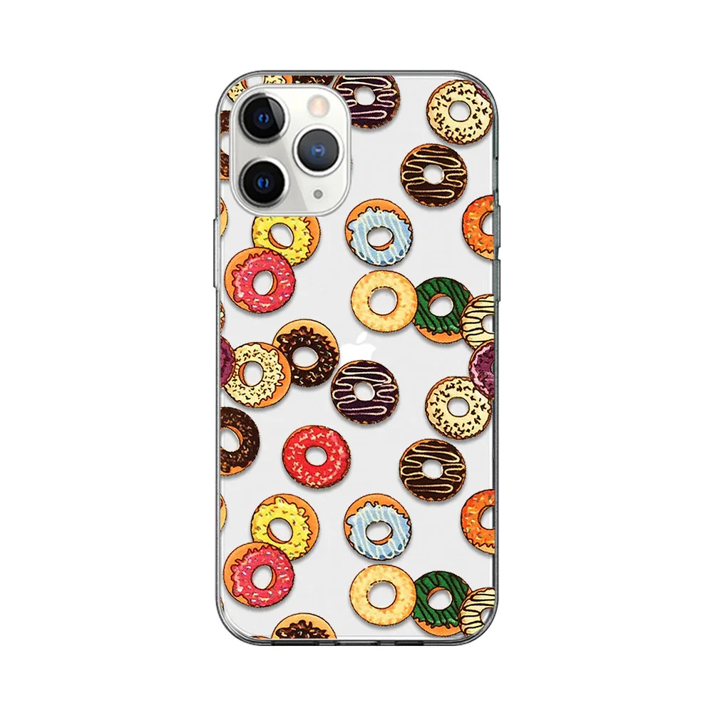 Donut Pizza Case For iPhone 12 11 Pro Max Back for iPhone 12 X XR XS MAX 7 8 6 6S Plus 5S SE 2020 Soft Silicon TPU Phone Fundas
Donut Pizza Case For iPhone 12 11 Pro Max Back for iPhone 12 X XR XS MAX 7 8 6 6S Plus 5S SE 2020 Soft Silicon TPU Phone Fundas