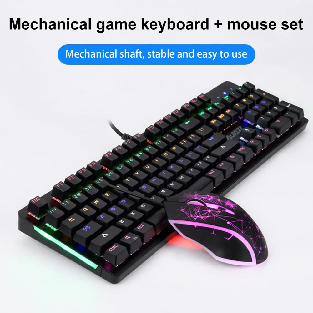 USB Проводная игровая клавиатура и мышь для компьютера, цветная Радужная подсветка светодиодный светодиодной игровой мышью и клавиатурами, ...
USB Проводная игровая клавиатура и мышь для компьютера, цветная Радужная подсветка светодиодный светодиодной игровой мышью и клавиатурами, ...