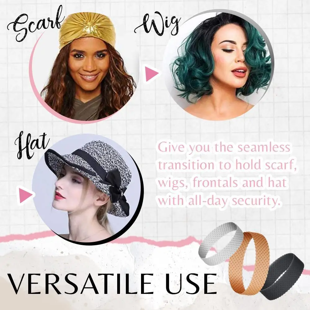 Secure Wig Gripper Headband Transparent Silicone Wig Band Adjustable Elastic Band For Lace Wigs Fix Wig Grip Women Hair Band
Secure Wig Gripper Headband Transparent Silicone Wig Band Adjustable Elastic Band For Lace Wigs Fix Wig Grip Women Hair Band