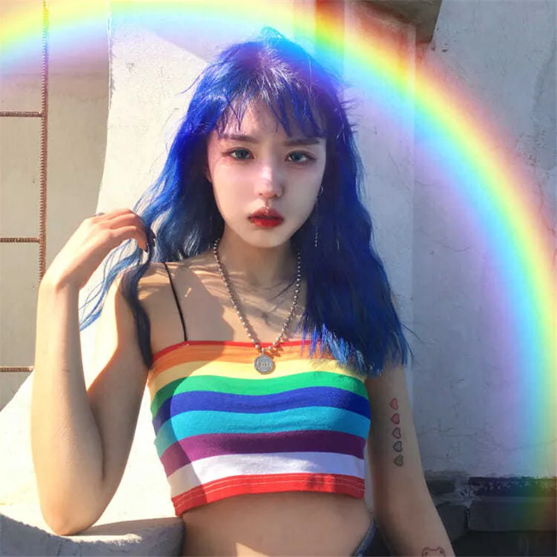 Женские Harajuku Сексуальная футболка футболки gother y2k радужные топы с героями мультфильма «Школа "долго и уличное Ретро майка с принтом Одежда у...
Женские Harajuku Сексуальная футболка футболки gother y2k радужные топы с героями мультфильма «Школа "долго и уличное Ретро майка с принтом Одежда у...