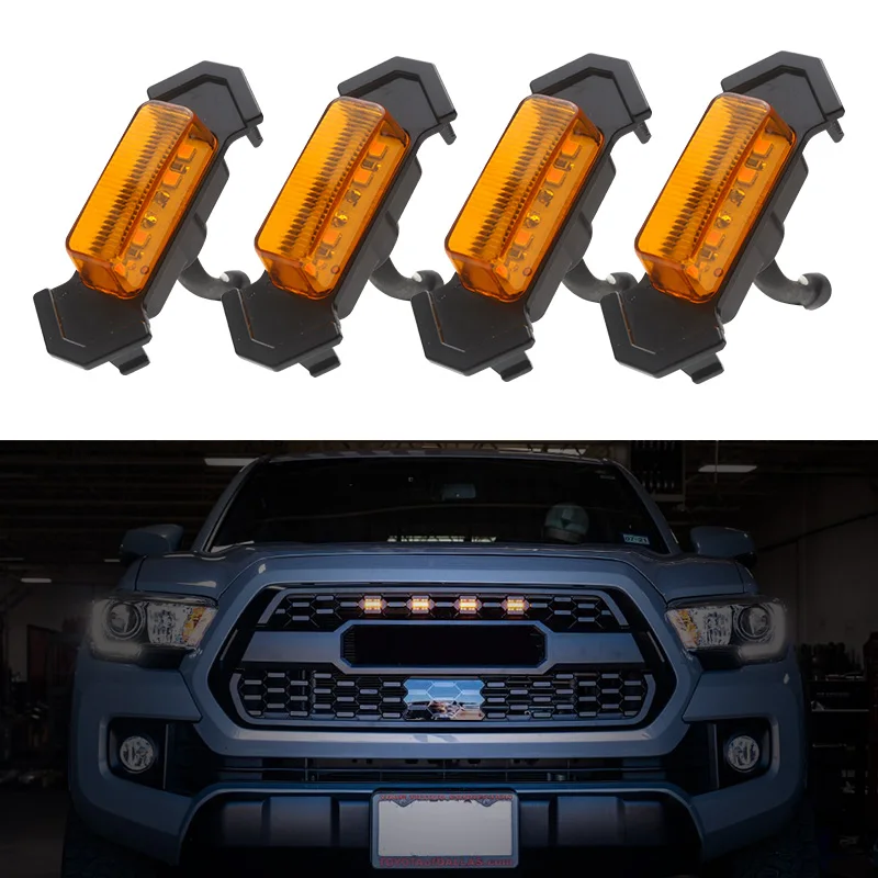 4 шт., сборки для гриля для Toyota Tacoma w/TRD Pro
4 шт., сборки для гриля для Toyota Tacoma w/TRD Pro