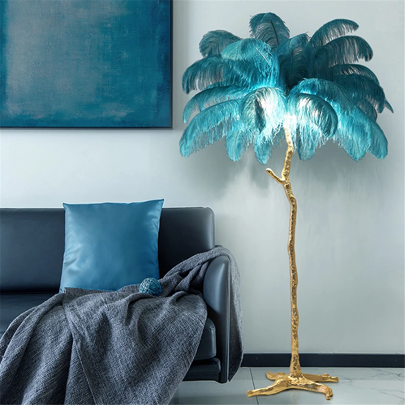 Modern Ostrich Feather Living Room LED Floor Lamps Living Room Bedroom Modern Interior Lighting Decor Floor Light Standing Lamp
Modern Ostrich Feather Living Room LED Floor Lamps Living Room Bedroom Modern Interior Lighting Decor Floor Light Standing Lamp