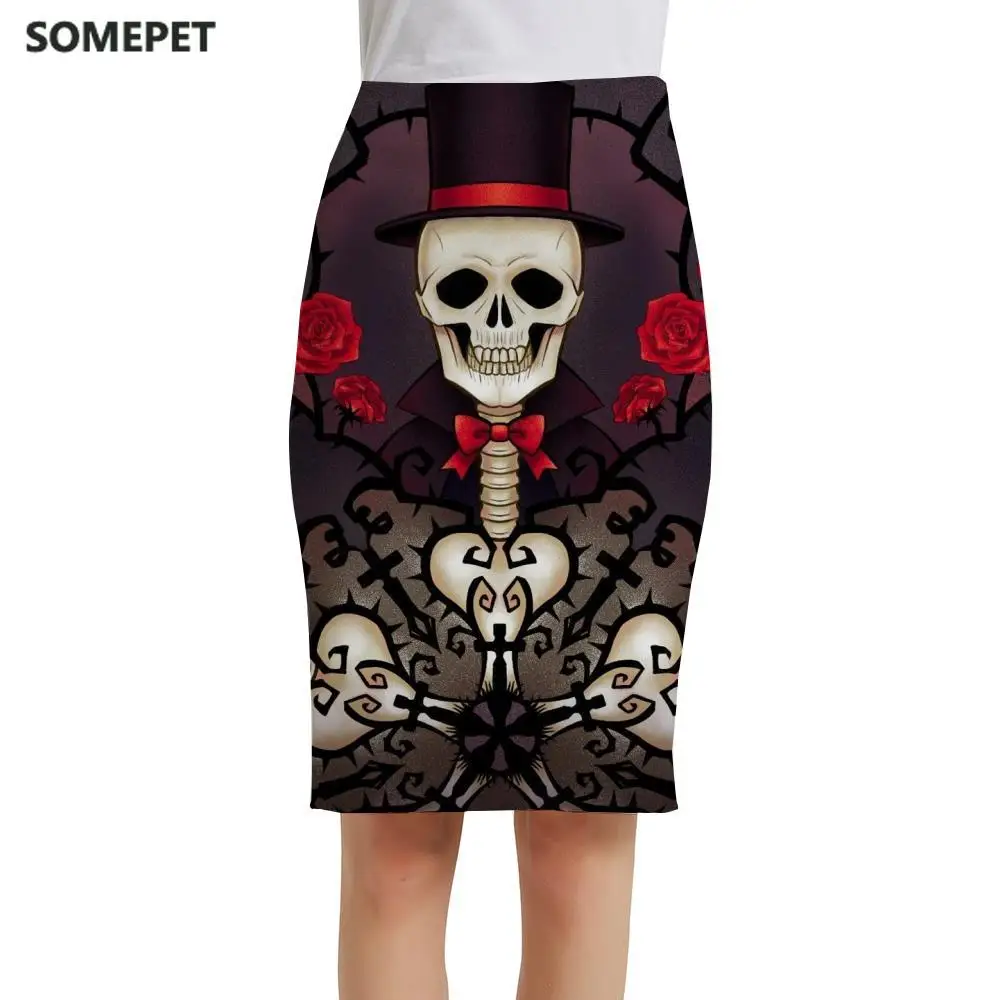 SOMEPET Skull Skirts Women Skeleton Print Skirt Flower Sundresses Hip Hop Sexy Ladies Skirts Womens summer Anime Party Knitted
SOMEPET Skull Skirts Women Skeleton Print Skirt Flower Sundresses Hip Hop Sexy Ladies Skirts Womens summer Anime Party Knitted