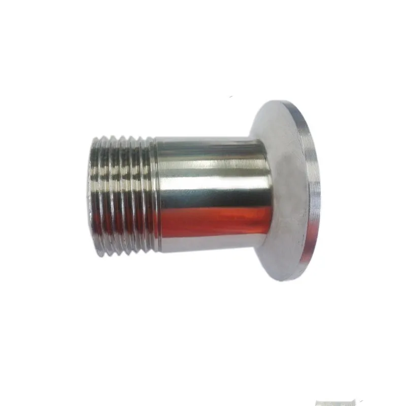 3/4" DN20 Stainless Steel SS304 Sanitary Male Threaded Ferrule OD 50.5mm Pipe Fitting fit 1.5" Tri Clamp
3/4" DN20 Stainless Steel SS304 Sanitary Male Threaded Ferrule OD 50.5mm Pipe Fitting fit 1.5" Tri Clamp